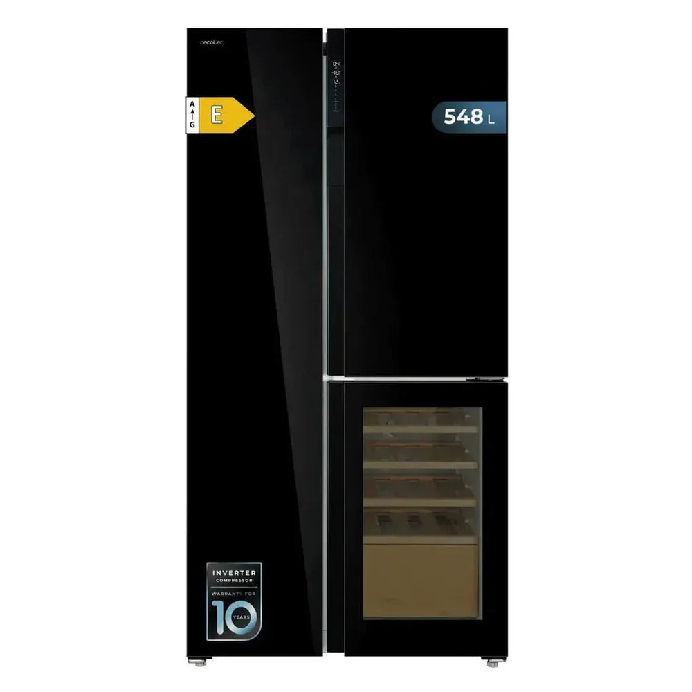Frigorífico 3 Puertas con Vinoteca, No Frost y Compresor Inverter Plus de Cecotec