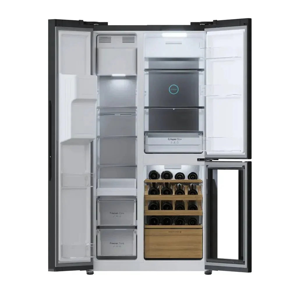Frigorífico 3 Puertas con Vinoteca, Icemaker y Tecnología Avanzada de Conservación de Cecotec