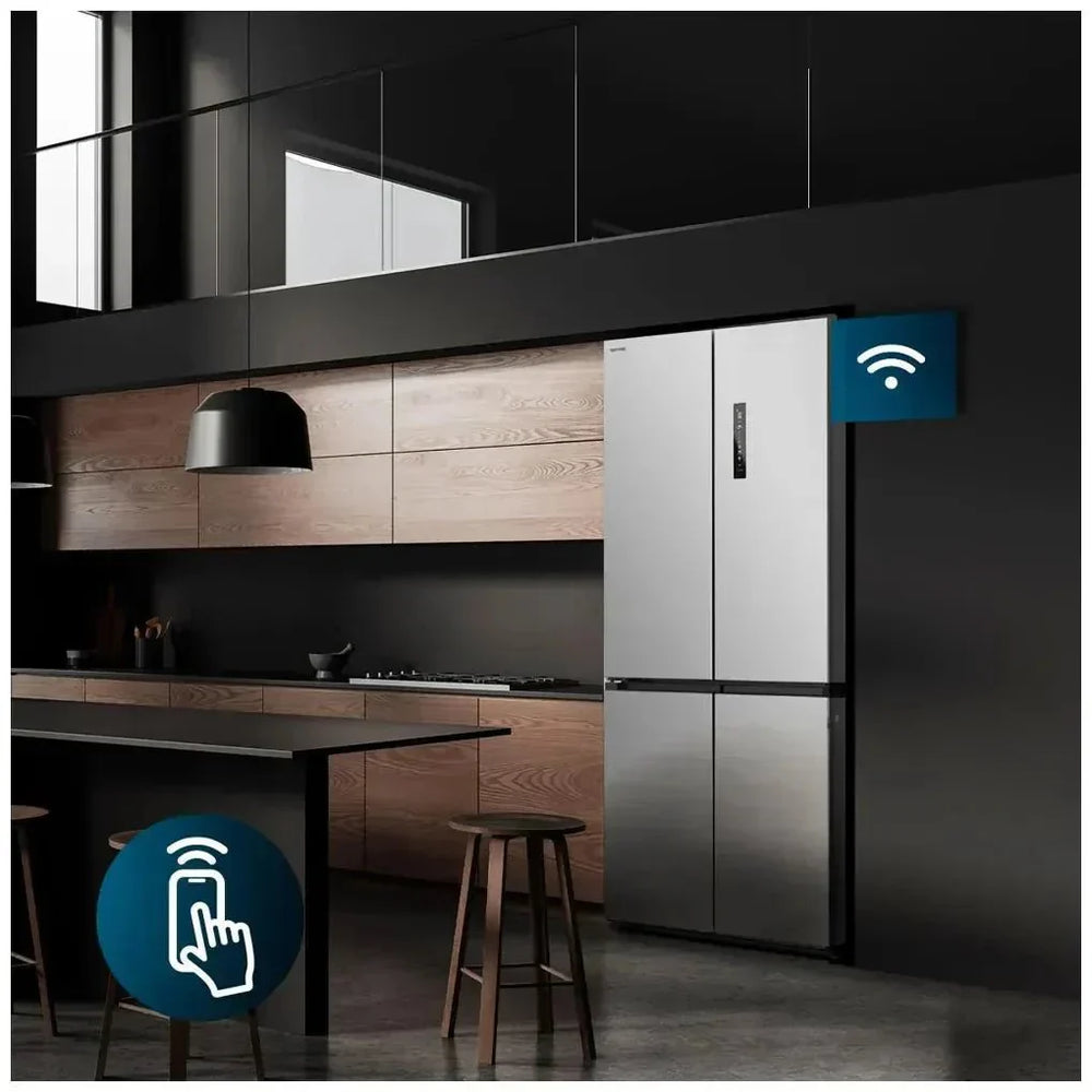 Frigorífico Americano Inoxidable 466L: Eficiencia, NoFrost y Tecnología Avanzada de Cecotec