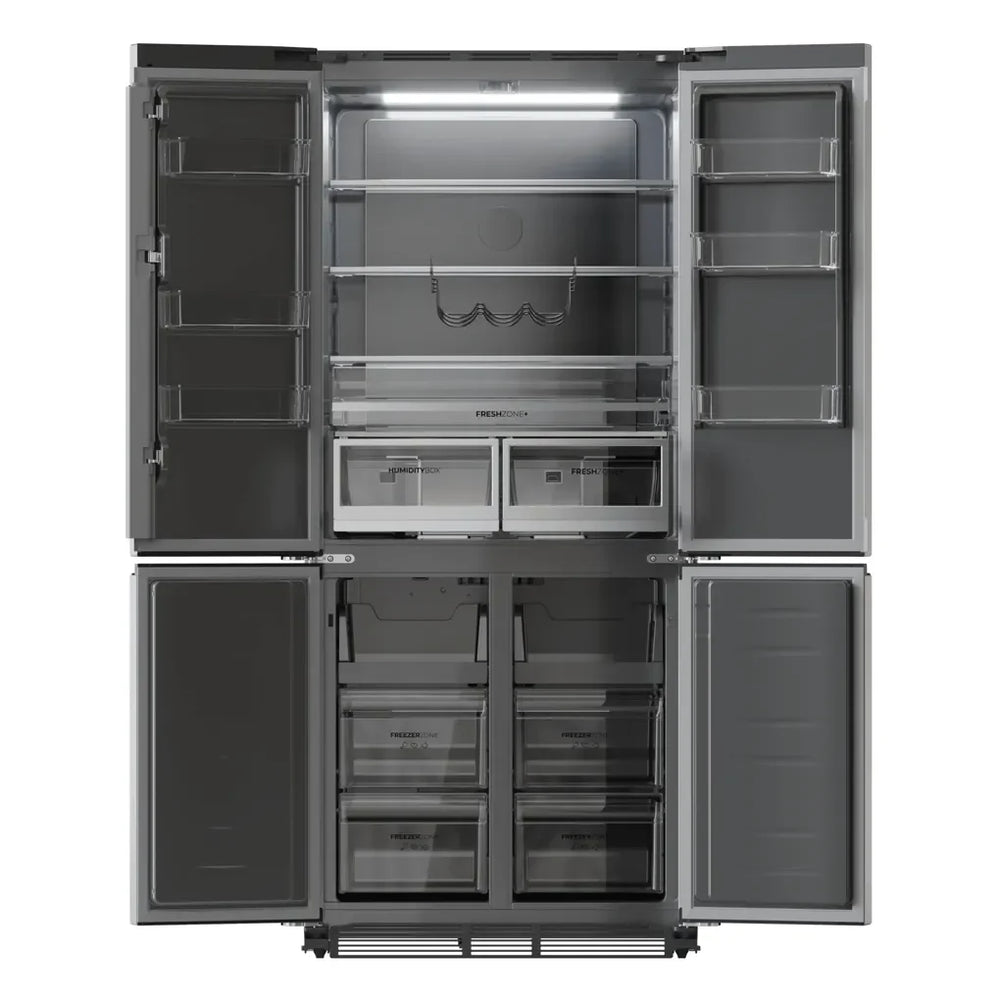 Frigorífico Americano Inoxidable 466L: Eficiencia, NoFrost y Tecnología Avanzada de Cecotec