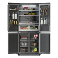 Frigorífico Americano Inoxidable 466L: Eficiencia, NoFrost y Tecnología Avanzada de Cecotec