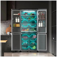 Frigorífico Americano Inoxidable 466L: Eficiencia, NoFrost y Tecnología Avanzada de Cecotec