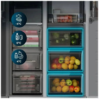Frigorífico Americano Inoxidable 436L: Eficiencia, Diseño y Tecnología Avanzada de Cecotec