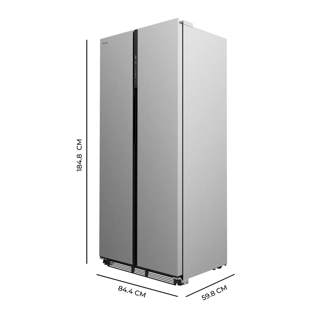 Frigorífico Americano Inoxidable 436L: Eficiencia, Diseño y Tecnología Avanzada de Cecotec