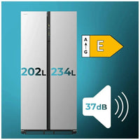 Frigorífico Americano Inoxidable 436L: Eficiencia, Diseño y Tecnología Avanzada de Cecotec