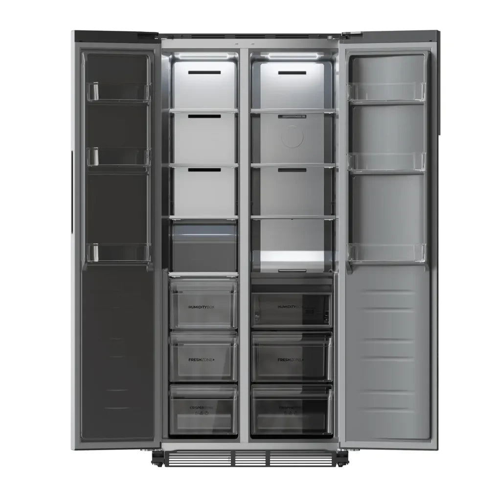 Frigorífico Americano Inoxidable 436L: Eficiencia, Diseño y Tecnología Avanzada de Cecotec
