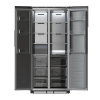 Frigorífico Americano Inoxidable 436L: Eficiencia, Diseño y Tecnología Avanzada de Cecotec
