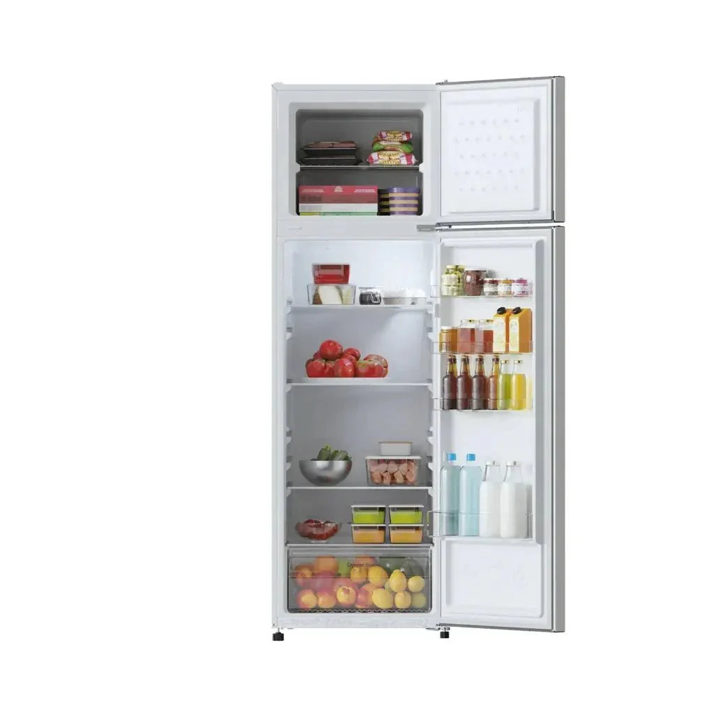Frigorífico de Dos Puertas Blanco, 261L, Clase E, Fast Freezing y Puerta Reversible de Cecotec