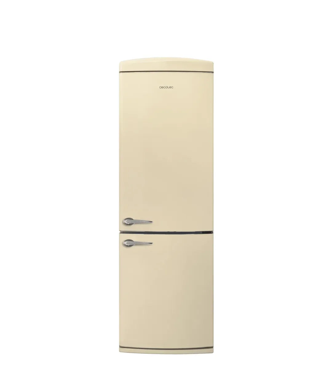 Frigorífico Retro Beige 294L: Estilo Vintage y Tecnología No Frost Eficiente de Cecotec