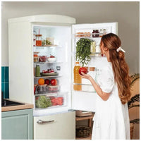 Frigorífico Retro Beige 294L: Estilo Vintage y Tecnología No Frost Eficiente de Cecotec