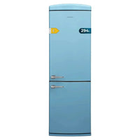 Frigorífico Retro Azul 294L: Estilo Vintage, No Frost, Eficiencia Energética E de Cecotec