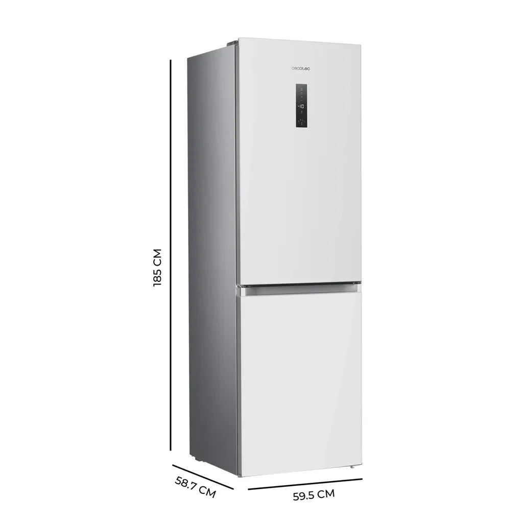 Frigorífico Combi Blanco 290L No Frost, Eficiencia Energética y Funciones Avanzadas de Cecotec