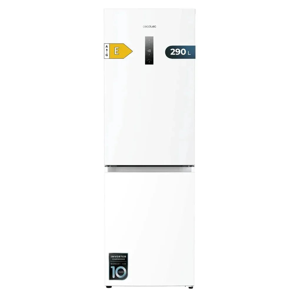 Frigorífico Combi Blanco 290L No Frost, Eficiencia Energética y Funciones Avanzadas de Cecotec