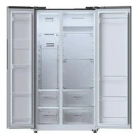 Frigorífico Americano Side by Side Inoxidable con Gran Capacidad y Ahorro Energético de Cecotec