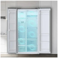 Frigorífico Americano Side by Side Inoxidable con Gran Capacidad y Ahorro Energético de Cecotec
