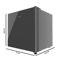 Mini Frigorífico Convertible en Congelador con Cristal Gris, 31L, Ahorro Energético de Cecotec
