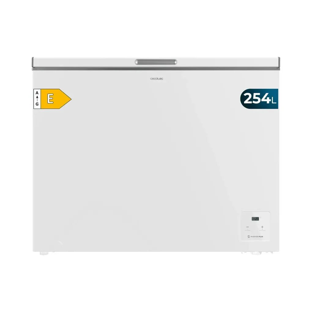 Congelador Horizontal 254L con Inverter Plus y Fast Freezing, Clase E de Cecotec