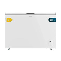 Congelador Horizontal 299L Blanco con Inverter Plus y Fast Freezing de Cecotec