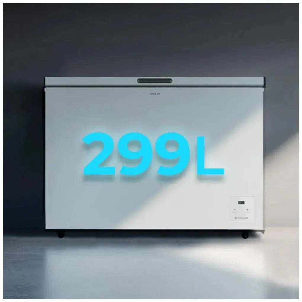 Congelador Horizontal 299L Blanco con Inverter Plus y Fast Freezing de Cecotec
