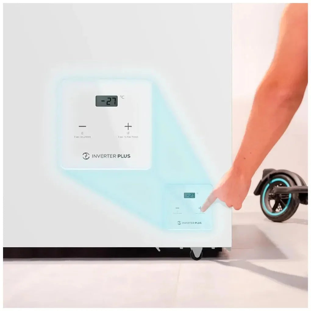 Congelador Horizontal 400L Blanco con Inverter Plus y Fast Freezing de Cecotec
