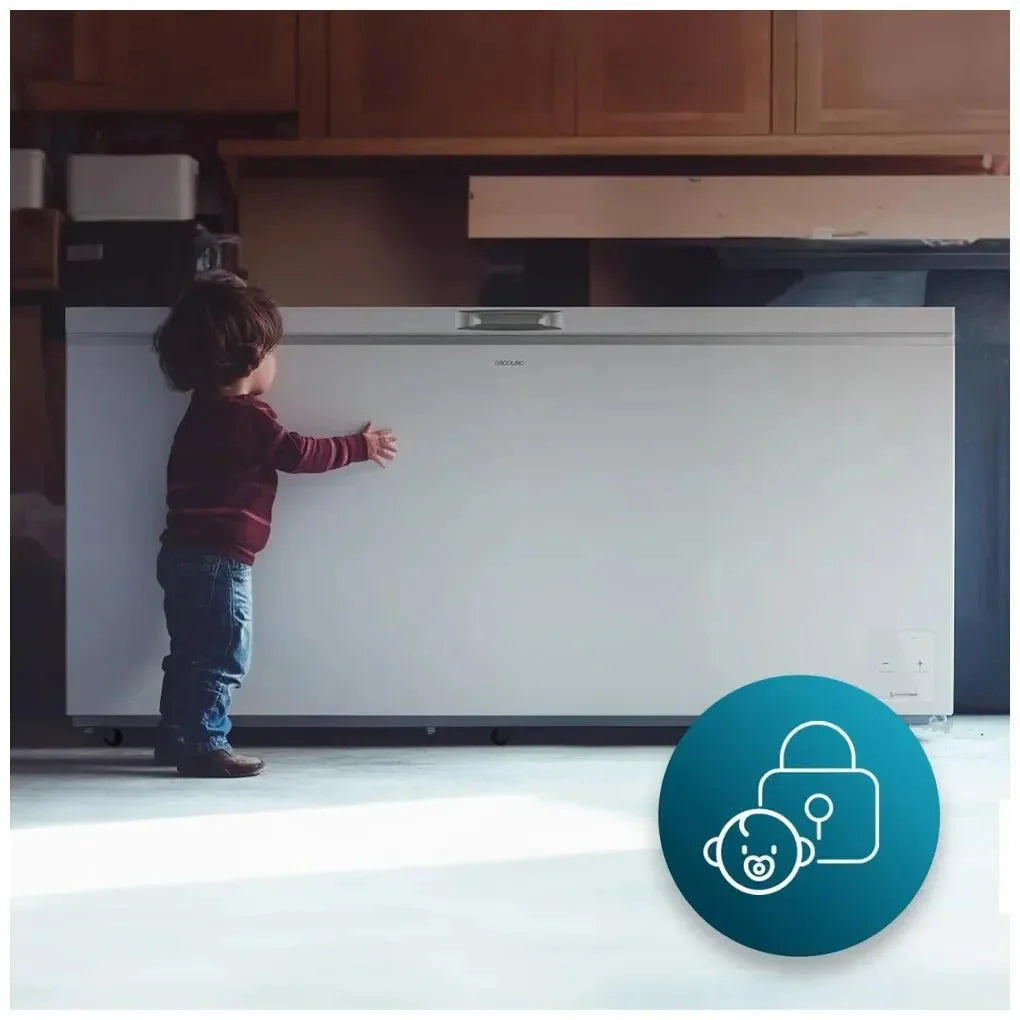 Congelador Horizontal 500L Blanco con Inverter Plus y Fast Freezing de Cecotec