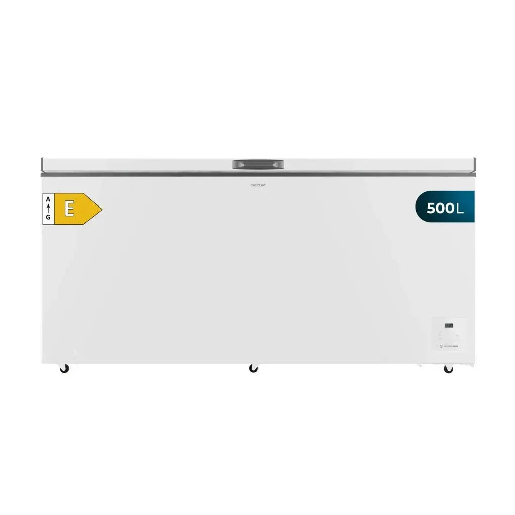 Congelador Horizontal 500L Blanco con Inverter Plus y Fast Freezing de Cecotec