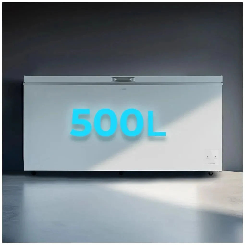 Congelador Horizontal 500L Blanco con Inverter Plus y Fast Freezing de Cecotec