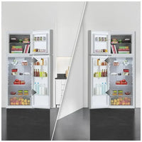 Frigorífico Blanco 348L con Motor Inverter y Sistema No Frost, Eficiencia Energética E de Cecotec