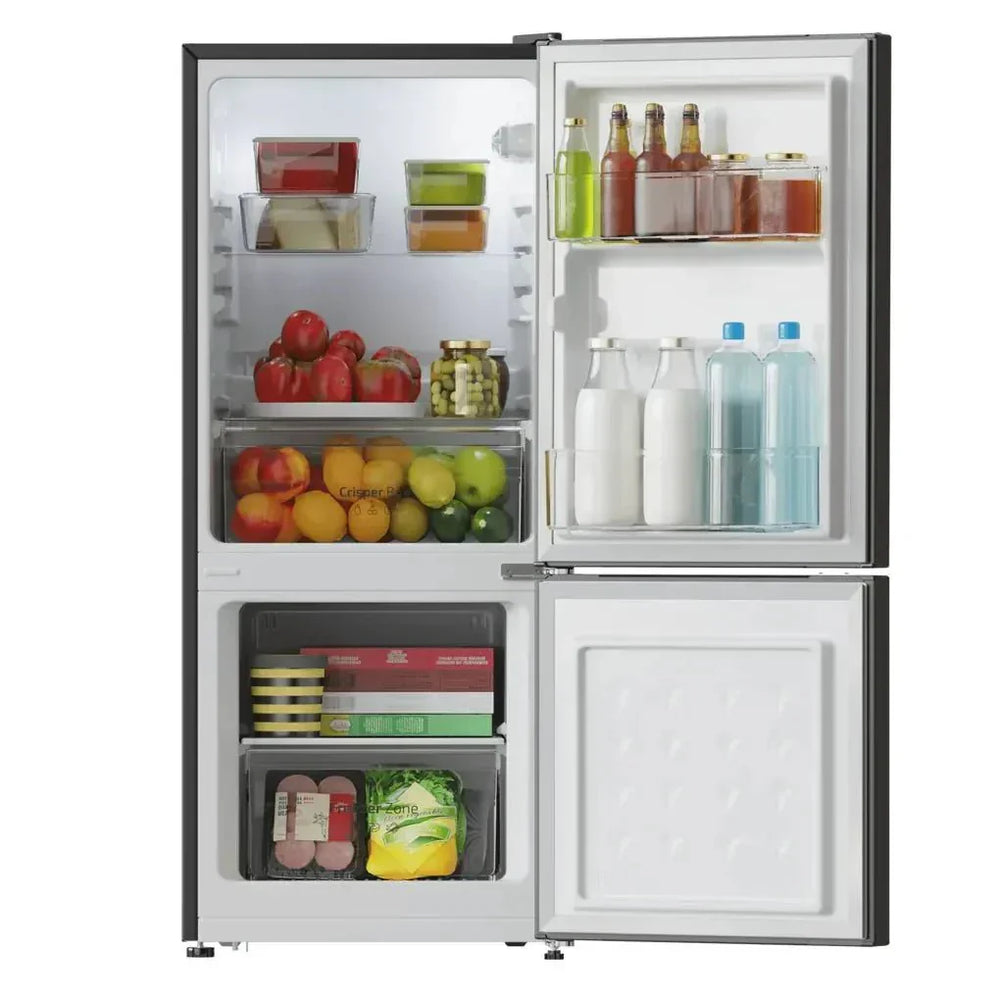 Frigorífico Combi Negro 205L con Fast Freezing y Puerta Reversible de Cecotec