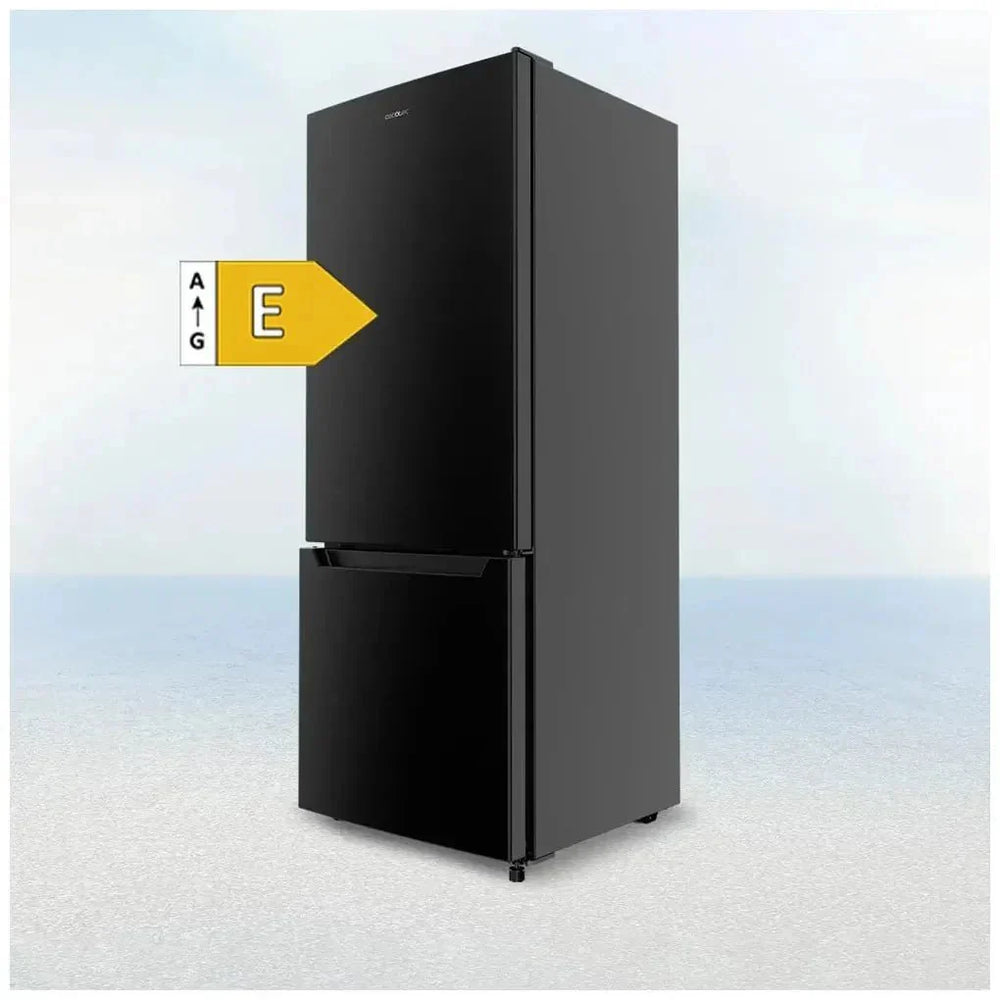 Frigorífico Combi Negro 205L con Fast Cooling y Clase Energética E de Cecotec