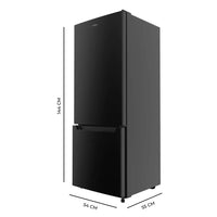 Frigorífico Combi Negro 205L con Fast Cooling y Clase Energética E de Cecotec