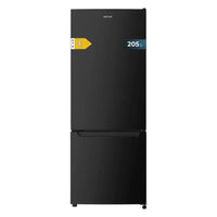 Frigorífico Combi Negro 205L con Fast Cooling y Clase Energética E de Cecotec
