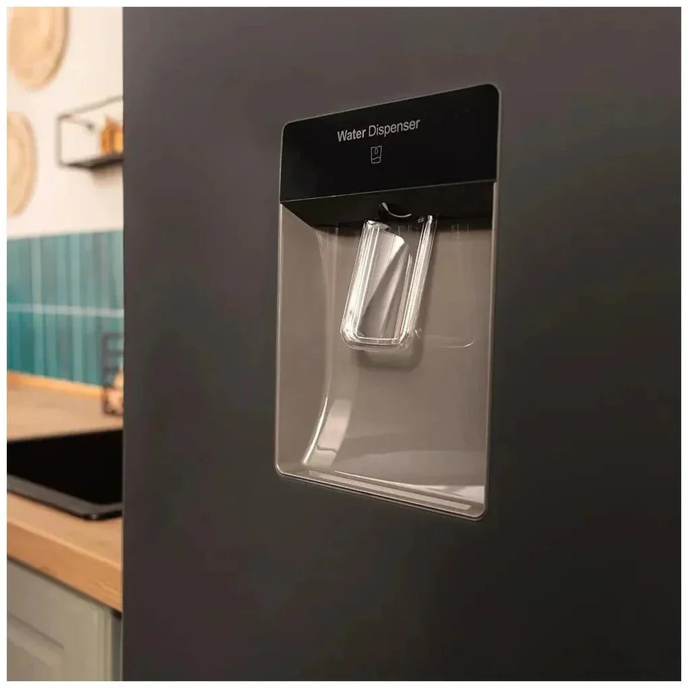 Frigorífico Combi 250L Gris con Inverter, No Frost y Dispensador de Agua de Cecotec