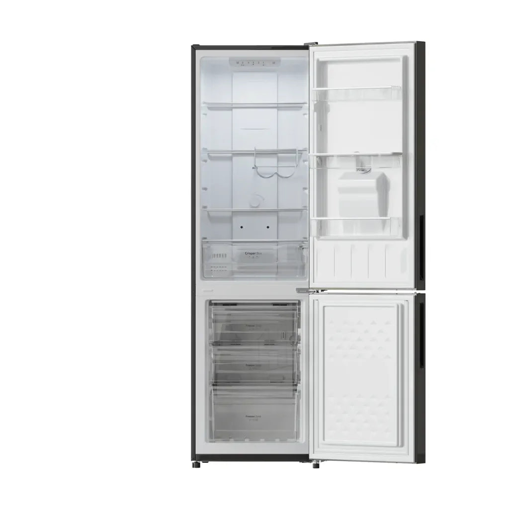 Frigorífico Combi 250L Gris con Inverter, No Frost y Dispensador de Agua de Cecotec