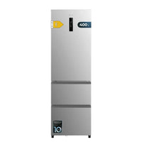 Frigorífico Inoxidable 400L con Tecnología NoFrost y Compresor Inverter Eficiente de Cecotec