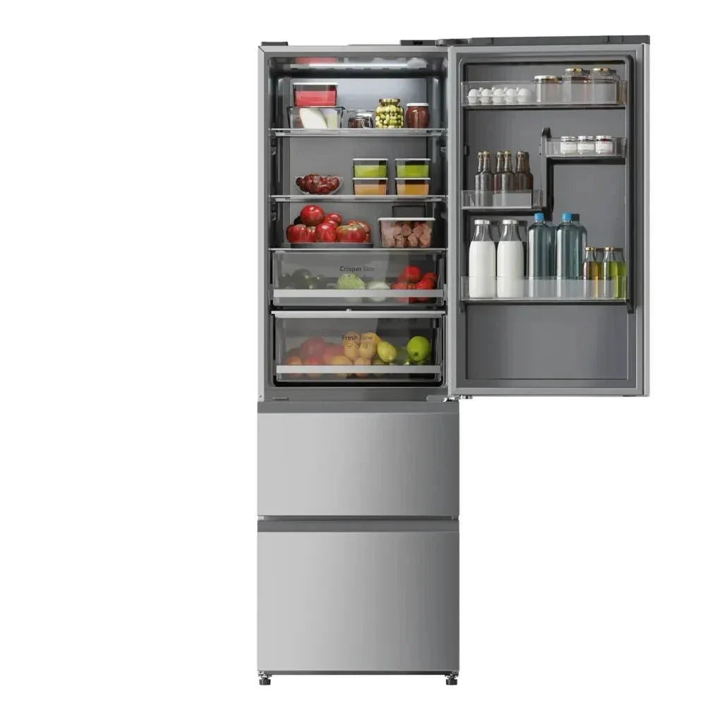 Frigorífico Inoxidable 400L con Tecnología NoFrost y Compresor Inverter Eficiente de Cecotec
