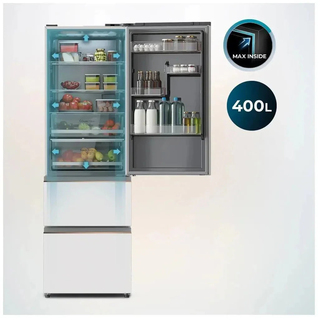 Frigorífico 400L NoFrost con Diseño Moderno y Eficiencia Energética Clase E de Cecotec