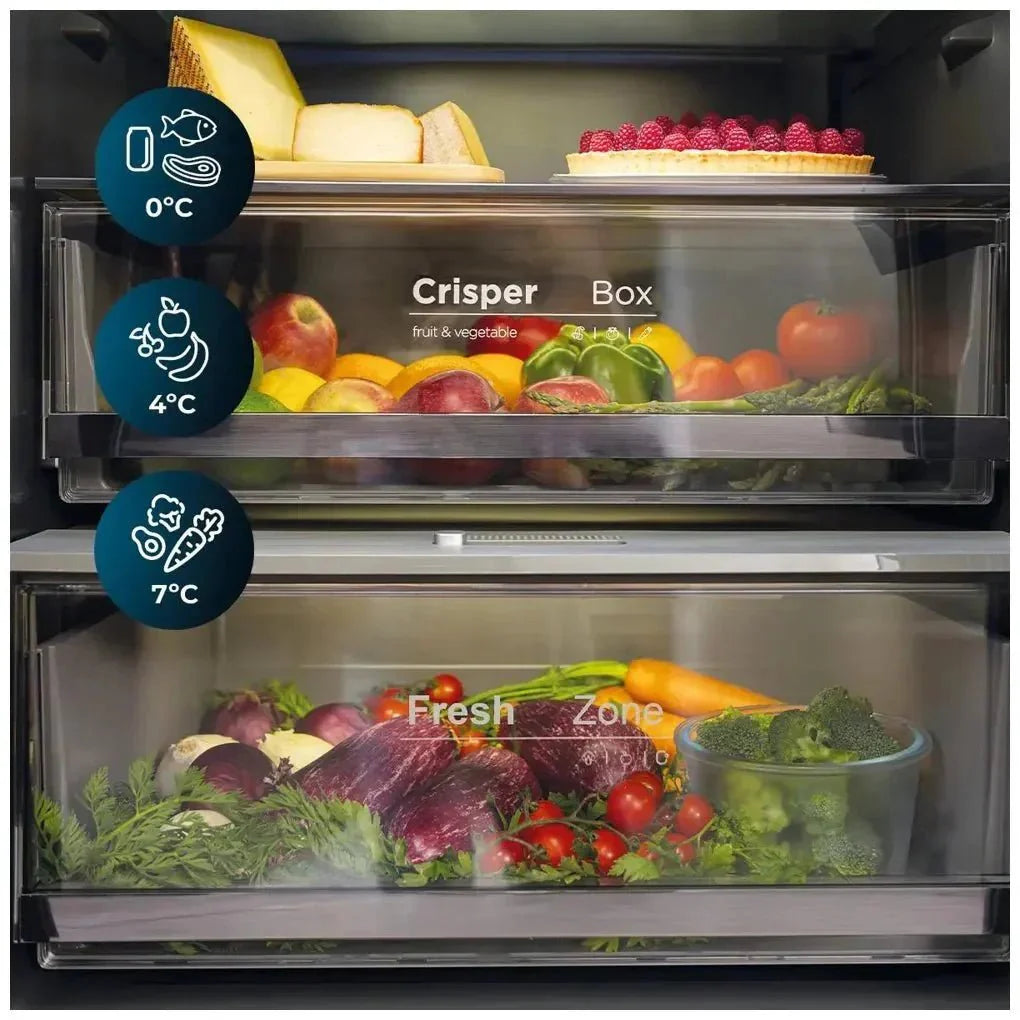 Frigorífico 400L Grey Glass E: Eficiencia, Estilo y Tecnología Avanzada de Cecotec