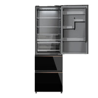 Frigorífico 400L Black Glass E: Elegancia y Eficiencia en tu Cocina Moderna de Cecotec