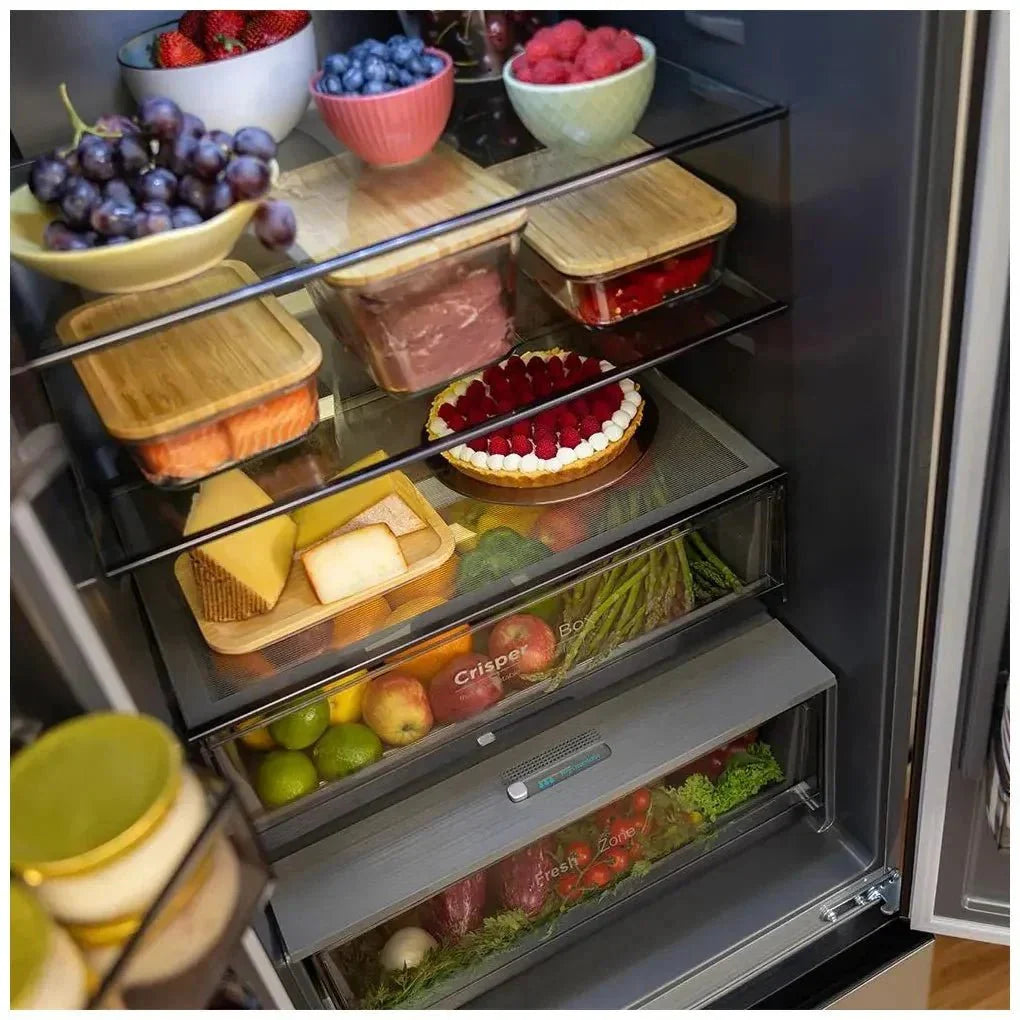 Frigorífico Inox 400L NoFrost con Diseño 4 Puertas y Compresor Inverter Eficiente de Cecotec