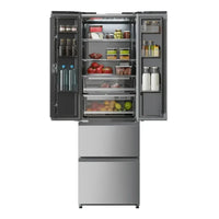 Frigorífico Inox 400L NoFrost con Diseño 4 Puertas y Compresor Inverter Eficiente de Cecotec