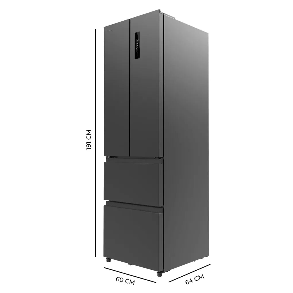 Frigorífico 400L NoFrost con Diseño Premium y Eficiencia Energética Clase E de Cecotec
