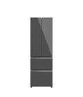 Frigorífico French Door 4 Puertas, 400L, NoFrost, Cristal Gris, Eficiencia E de Cecotec