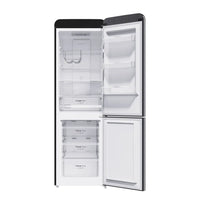 Frigorífico Combi Retro Negro 231L con No Frost y Multi Air Flow Eficiente de Cecotec