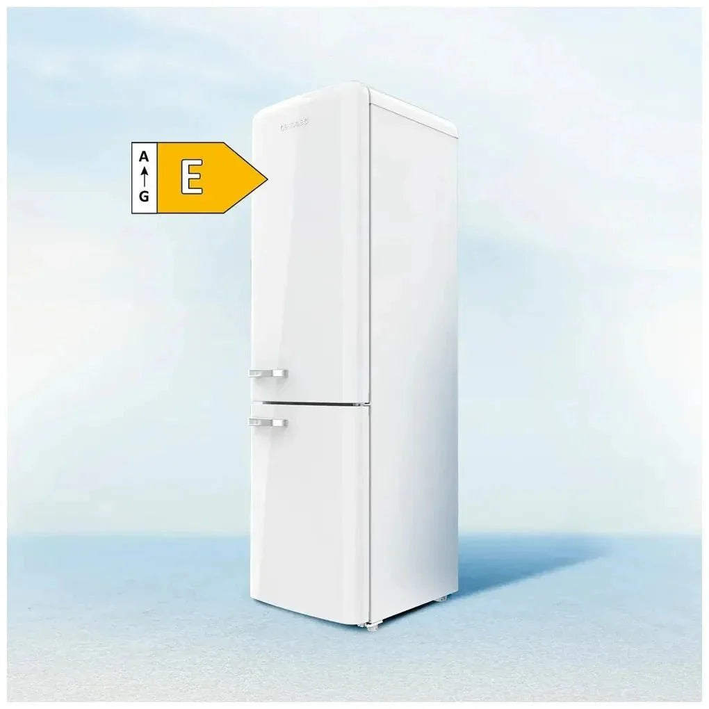 Frigorífico Combi Retro 250L No Frost, Clase E, Multi Air Flow y Fast Cooling de Cecotec