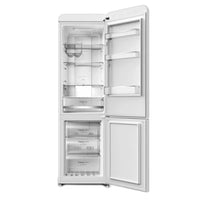 Frigorífico Combi Retro 250L No Frost, Clase E, Multi Air Flow y Fast Cooling de Cecotec