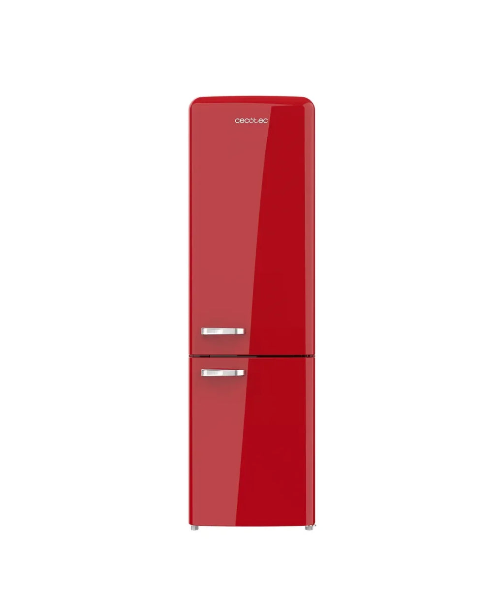 Frigorífico Combi Retro 250L No Frost, Clase E, Multi Air Flow, Fast Cooling de Cecotec