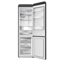Frigorífico Combi Retro Negro 250L No Frost con Multi Air Flow y Fast Cooling de Cecotec