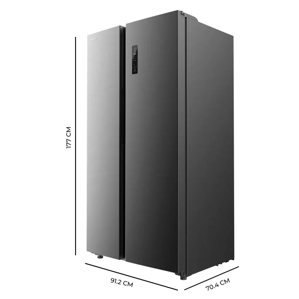 Frigorífico Americano Side by Side Inoxidable con 562L y Tecnología Avanzada de Cecotec