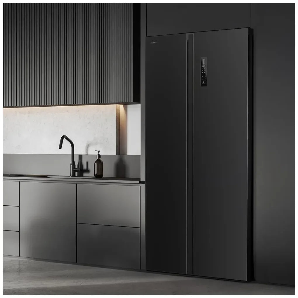 Frigorífico Americano Side by Side Inoxidable con 562L y Tecnología Avanzada de Cecotec
